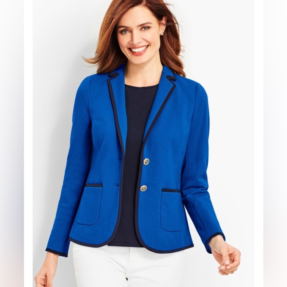 Talbots Pique Aberdeen Blazer
